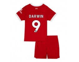 Liverpool Darwin Nunez #9 Domácí dres komplet pro Děti 2023-24 Krátkým Rukávem (+ Krátké kalhoty)