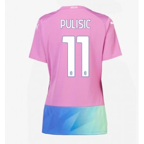 AC Milan Christian Pulisic #11 Alternativní Dres pro Dámy 2023-24 Krátkým Rukávem
