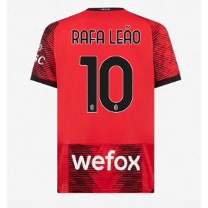 AC Milan Rafael Leao #10 Domácí Dres 2023-24 Krátkým Rukávem
