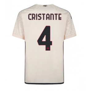 AS Roma Bryan Cristante #4 Venkovní Dres 2023-24 Krátkým Rukávem
