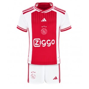 Ajax Domácí dres komplet pro Děti 2023-24 Krátkým Rukávem (+ Krátké kalhoty)