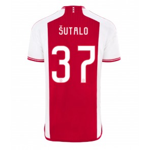 Ajax Josip Sutalo #37 Domácí Dres 2023-24 Krátkým Rukávem