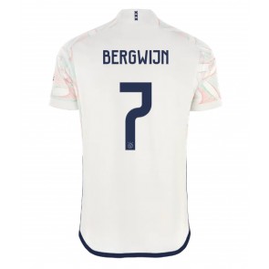 Ajax Steven Bergwijn #7 Venkovní Dres 2023-24 Krátkým Rukávem