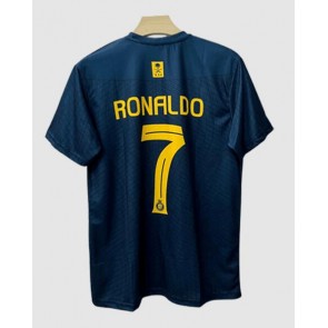 Al-Nassr Cristiano Ronaldo #7 Venkovní Dres 2023-24 Krátkým Rukávem