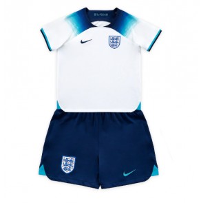 Anglie Domácí dres komplet pro Děti MS 2022 Krátkým Rukávem (+ Krátké kalhoty)