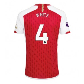 Arsenal Benjamin White #4 Domácí Dres 2023-24 Krátkým Rukávem