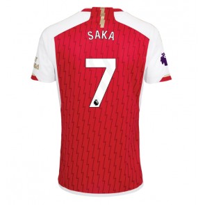 Arsenal Bukayo Saka #7 Domácí Dres 2023-24 Krátkým Rukávem