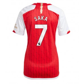 Arsenal Bukayo Saka #7 Domácí Dres pro Dámy 2023-24 Krátkým Rukávem