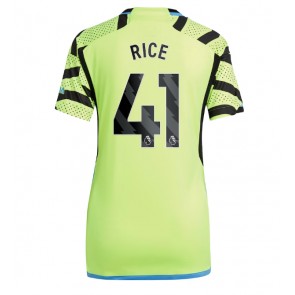Arsenal Declan Rice #41 Venkovní Dres pro Dámy 2023-24 Krátkým Rukávem