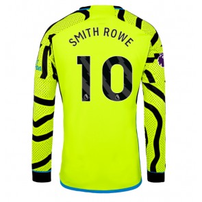 Arsenal Emile Smith Rowe #10 Venkovní Dres 2023-24 Dlouhým Rukávem
