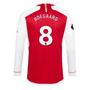 Arsenal Martin Odegaard #8 Domácí Dres 2023-24 Dlouhým Rukávem