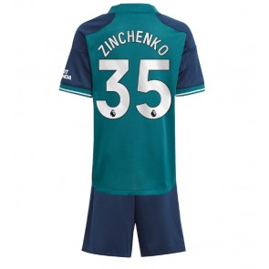 Arsenal Oleksandr Zinchenko #35 Alternativní dres komplet pro Děti 2023-24 Krátkým Rukávem (+ Krátké kalhoty)