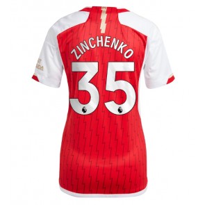 Arsenal Oleksandr Zinchenko #35 Domácí Dres pro Dámy 2023-24 Krátkým Rukávem