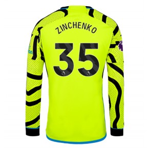 Arsenal Oleksandr Zinchenko #35 Venkovní Dres 2023-24 Dlouhým Rukávem
