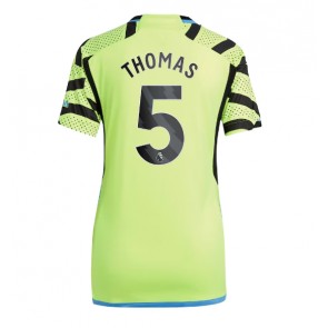 Arsenal Thomas Partey #5 Venkovní Dres pro Dámy 2023-24 Krátkým Rukávem