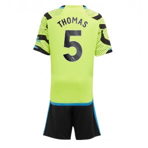 Arsenal Thomas Partey #5 Venkovní dres komplet pro Děti 2023-24 Krátkým Rukávem (+ Krátké kalhoty)