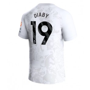 Aston Villa Moussa Diaby #19 Venkovní Dres 2023-24 Krátkým Rukávem