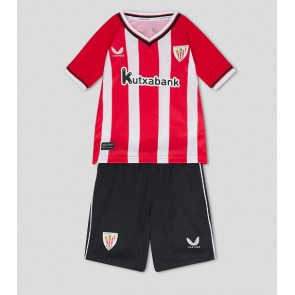 Athletic Bilbao Domácí dres komplet pro Děti 2023-24 Krátkým Rukávem (+ Krátké kalhoty)