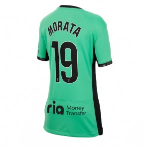 Atletico Madrid Alvaro Morata #19 Alternativní Dres pro Dámy 2023-24 Krátkým Rukávem