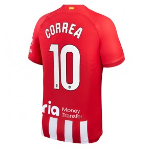 Atletico Madrid Angel Correa #10 Domácí Dres 2023-24 Krátkým Rukávem