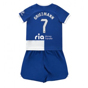 Atletico Madrid Antoine Griezmann #7 Venkovní dres komplet pro Děti 2023-24 Krátkým Rukávem (+ Krátké kalhoty)