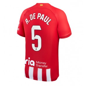 Atletico Madrid Rodrigo De Paul #5 Domácí Dres 2023-24 Krátkým Rukávem