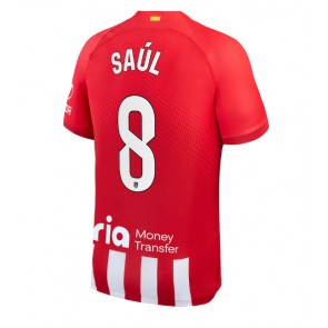 Atletico Madrid Saul Niguez #8 Domácí Dres 2023-24 Krátkým Rukávem