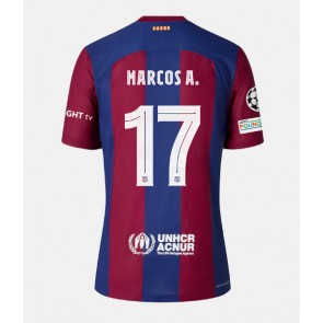 Barcelona Marcos Alonso #17 Domácí Dres 2023-24 Krátkým Rukávem