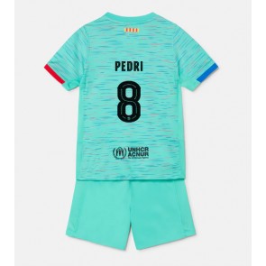Barcelona Pedri Gonzalez #8 Alternativní dres komplet pro Děti 2023-24 Krátkým Rukávem (+ Krátké kalhoty)