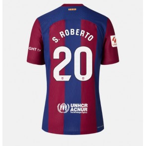 Barcelona Sergi Roberto #20 Domácí Dres pro Dámy 2023-24 Krátkým Rukávem