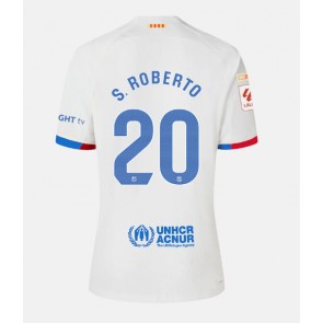 Barcelona Sergi Roberto #20 Venkovní Dres 2023-24 Krátkým Rukávem