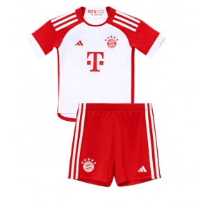 Bayern Munich Domácí dres komplet pro Děti 2023-24 Krátkým Rukávem (+ Krátké kalhoty)