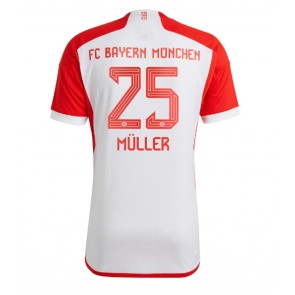 Bayern Munich Thomas Muller #25 Domácí Dres 2023-24 Krátkým Rukávem