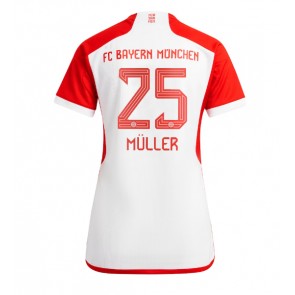 Bayern Munich Thomas Muller #25 Domácí Dres pro Dámy 2023-24 Krátkým Rukávem