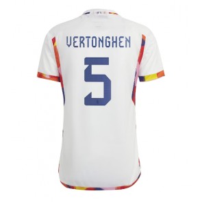 Belgie Jan Vertonghen #5 Venkovní Dres MS 2022 Krátkým Rukávem