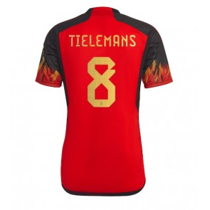 Belgie Youri Tielemans #8 Domácí Dres MS 2022 Krátkým Rukávem