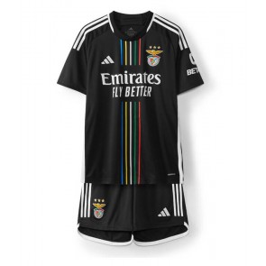 Benfica Venkovní dres komplet pro Děti 2023-24 Krátkým Rukávem (+ Krátké kalhoty)