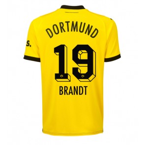 Borussia Dortmund Julian Brandt #19 Domácí Dres 2023-24 Krátkým Rukávem