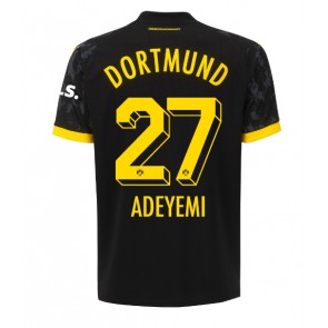 Borussia Dortmund Karim Adeyemi #27 Venkovní Dres 2023-24 Krátkým Rukávem