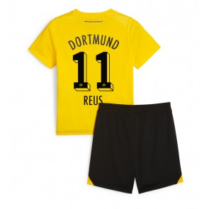 Borussia Dortmund Marco Reus #11 Domácí dres komplet pro Děti 2023-24 Krátkým Rukávem (+ Krátké kalhoty)