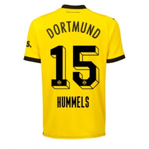 Borussia Dortmund Mats Hummels #15 Domácí Dres 2023-24 Krátkým Rukávem