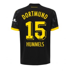Borussia Dortmund Mats Hummels #15 Venkovní Dres pro Dámy 2023-24 Krátkým Rukávem