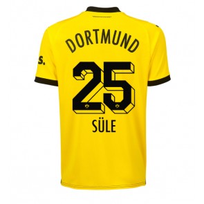 Borussia Dortmund Niklas Sule #25 Domácí Dres 2023-24 Krátkým Rukávem