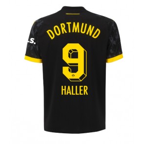 Borussia Dortmund Sebastien Haller #9 Venkovní Dres 2023-24 Krátkým Rukávem