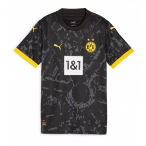 Borussia Dortmund Venkovní Dres pro Dámy 2023-24 Krátkým Rukávem