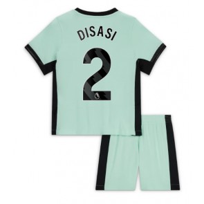 Chelsea Axel Disasi #2 Alternativní dres komplet pro Děti 2023-24 Krátkým Rukávem (+ Krátké kalhoty)