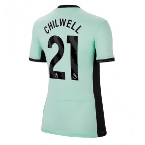 Chelsea Ben Chilwell #21 Alternativní Dres pro Dámy 2023-24 Krátkým Rukávem