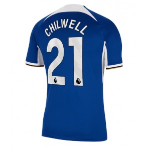 Chelsea Ben Chilwell #21 Domácí Dres 2023-24 Krátkým Rukávem