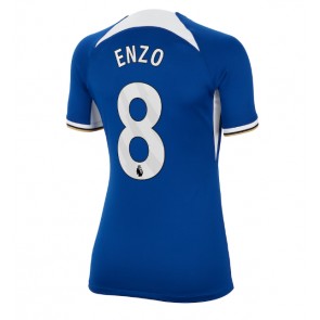 Chelsea Enzo Fernandez #8 Domácí Dres pro Dámy 2023-24 Krátkým Rukávem