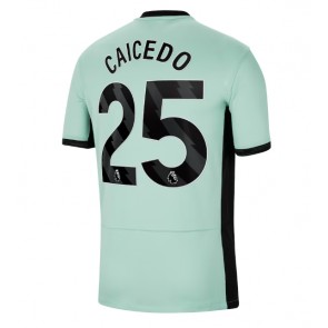 Chelsea Moises Caicedo #25 Alternativní Dres 2023-24 Krátkým Rukávem